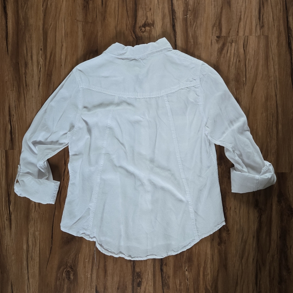 White Button-Up Shirt - Picture 4 of 6
